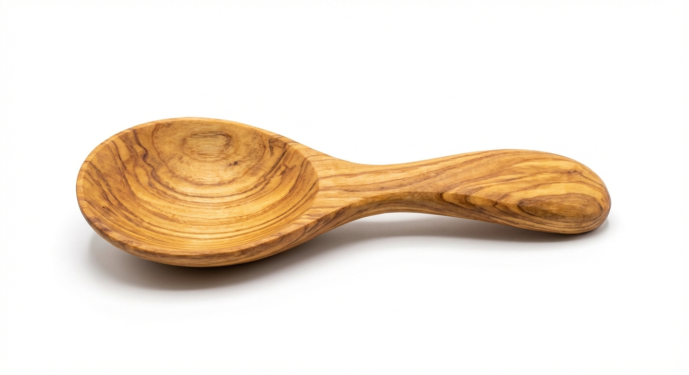 Olive Wood Hand-Carved Spatula